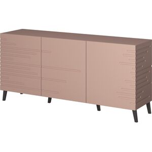 Cama Meble Komoda NOVA 155x40x72 róż mat