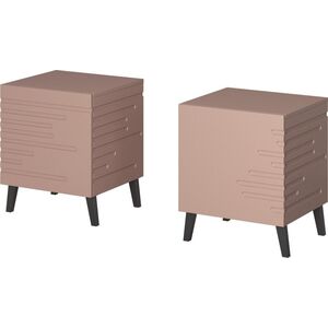 Cama Meble Szafka nocna NOVA 44x40x52 róż mat