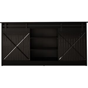 Cama Meble Komoda 160x80x35 GRANERO czarny/czarny poł