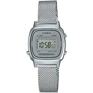 Zegarek Casio Damski Retro LA670WEM-7EF srebrny
