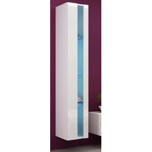 Cama Meble Regał VIGO NEW 180/40/30 biały/biały połysk
