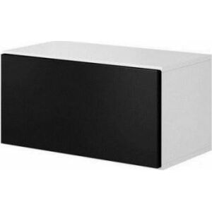 Cama Meble Regał ROCO RO3 75/37/39 biały/ biały/ czarny