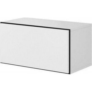 Cama Meble Regał ROCO RO3 75/37/39 biały/ czarny/ biały