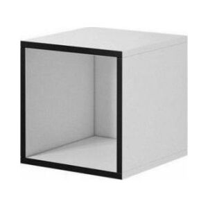 Cama Meble Regał ROCO RO6 37/37/39 biały/ czarny