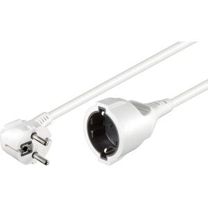 MicroConnect Schuko (M/F), 2m, biały (PE140200W)