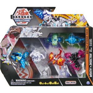 Spin Master Spin Master Bakugan Evolutions Battle Strike 6 Pack Skill Game (Includes 3 Bakugan Balls, 2 Nanogan and 1 Geogan)