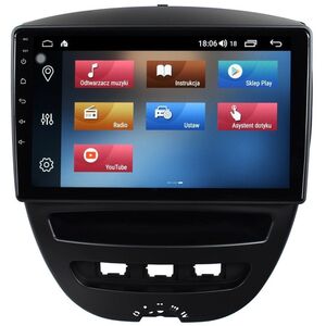 Ραδιόφωνο πλοήγησης GPS Toyota Aygo 2005-2014 Android