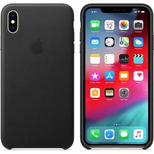Apple iPhone XS Max Leather Case czarny