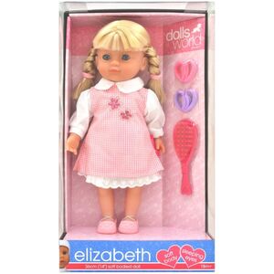 κούκλα DOLLSWORLD Elizabeth, 36 cm