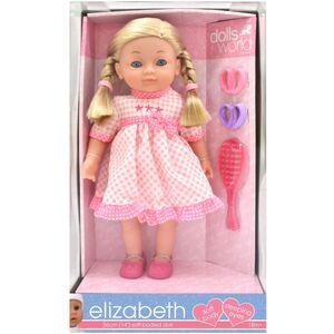 κούκλα DOLLSWORLD Elizabeth, 36 εκ.