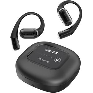 4smarts Open-Ear Bluetooth Ακουστικά SkyBuds AI Screen, μαύρο