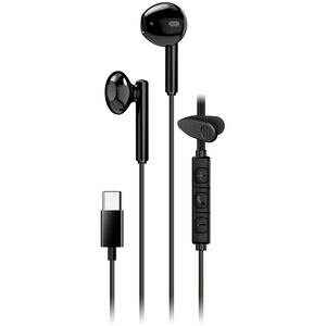 GENIUS ακουστικά HS-M366, μικρόφωνο, USB-C, περιστρεφόμενο κλιπ, μαύρο