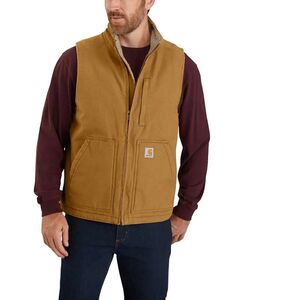 Kamizelka Carhartt Washed Duck SherpaLined Brown