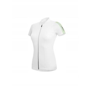 Damska koszulka rowerowa zeroRH+ Spirit WHITE - PASTEL GREEN - L