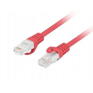 PATCHCORD KAT.6 UTP LSZH CU 0.5M CZERWONY FLUKE PASSED LANBERG