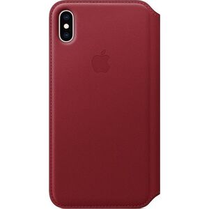 Apple Apple iPhone XS Max Leather Folio (PRODUCT) RED