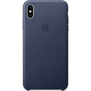 Apple iPhone XS Max Leather Case midnight blue
