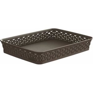 Curver Organizer do biura/łazienki/kuchni A4 taca koszyk pudełko CURVER rattan