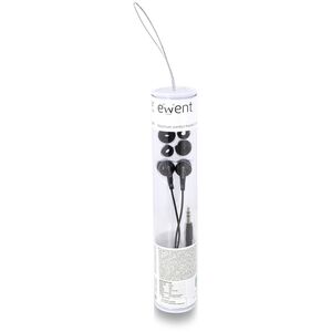 Ewent EW3584, Ενσύρματα, 20 - 20000 Hz, Μουσική, Ακουστικά, Μαύρο