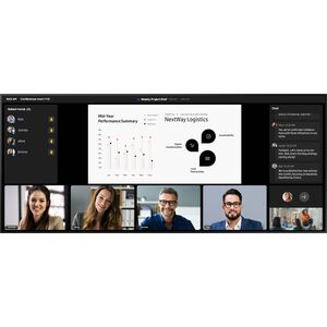 SAMSUNG QP105DX-5K - 267 εκ. (105") Διαγώνιος κλάση QPDX-5K Series LCD-Display με LED-οπίσθιο φωτισμό - Ψηφιακή Σήμανση - Tizen OS - 5K UHD (2160p) 5120 x 2160 - Σχιστόλιθος Μαύρο
