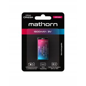 Μπαταρία λιθίου Mathorn Ultimate CR123A 1500mAh Lithium