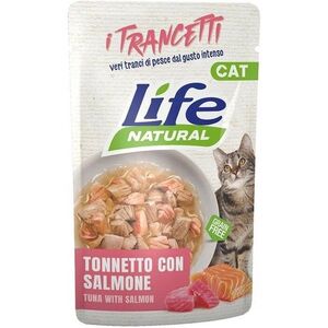 LIFE CAT sasz.55g CHUNKS TUNA + SALMON     /30