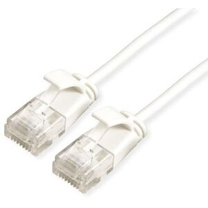 ROLINE GREEN UTP patchkabel Cat.6A (Class EA), LSOH, extra dun, wit, 5 m