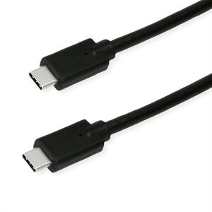 Kabel ROLINE GREEN USB 3.2 Gen 2x2, Emark, C-C, M/M, 20Gbit/s, 100W, zwart, 1 m