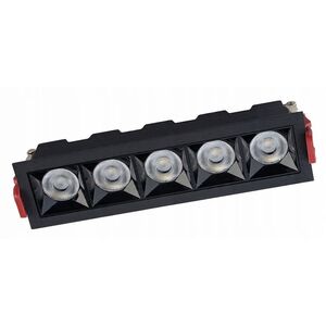 Nowodvorski Midi 10062 φωτιστικό χωνευτό downlight 5x20W LED μαύρο