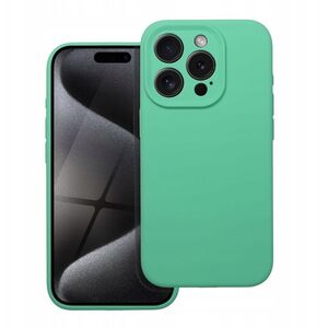 Futerał SILICONE 2mm do IPHONE 16 miętowy