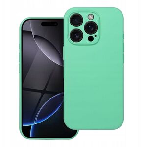 Futerał SILICONE 2mm do IPHONE 16 kompatybilny z MagSafe miętowy