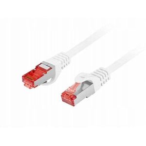 PATCHCORD KAT.6 S/FTP LSZH CU 15M BIAŁY FLUKE PASSED LANBERG
