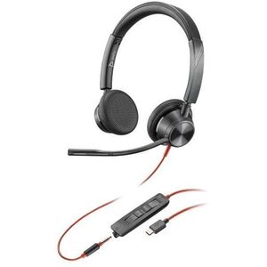 POLY Blackwire 3325 Ενσύρματα Ακουστικά, USB-C, Μαύρο