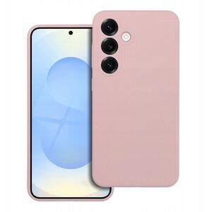 Θήκη SILICONE 2mm για SAMSUNG S25 Plus συμβατή με MagSafe ροζ πούδρας