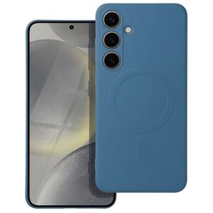 Θήκη SILICONE MAG COVER συμβατή με MagSafe για SAMSUNG A56 μπλε