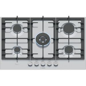 Bosch Serie 6 PCQ7A5I90 płyta kuchenna Stal nierdzewna Wbudowany 75 cm Gaz 5 stref(y)