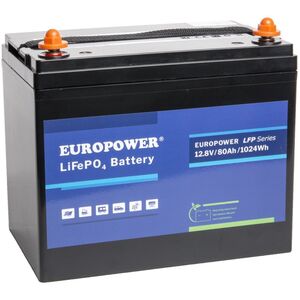 ΜΠΑΤΑΡΙΑ 12.8V/80AH/LIFEPO4-EP EUROPOWER