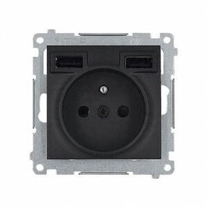 ΜΟΝΗ ΠΡΙΖΑ ΜΕ ΦΟΡΤΙΣΤΗ USB DGZ1ZUSB2AA.01/49-SIMON54 Premium 230&nbsp|V 16&nbsp|A