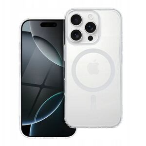 Drop Glue Colorful Ring Mag Cover συμβατό με MagSafe ταιριάζει στο IPHONE 12 PRO MAX λευκό