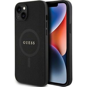 Guess Guess GUHMP15MPSAHMCK iPhone 15 Plus 6.7" czarny/black hardcase Saffiano MagSafe