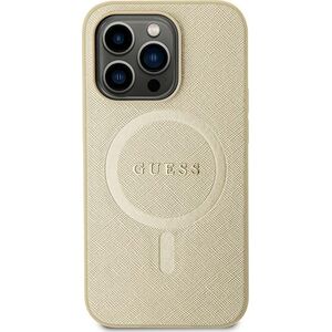 Guess Guess GUHMP15MPSAHMCB iPhone 15 Plus / 14 Plus 6.7" złoty/gold hardcase Saffiano MagSafe