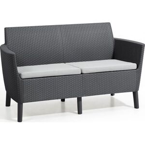 Allibert Podwójna sofa SALEMO - grafit