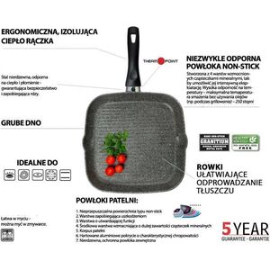 Patelnia Ballarini grillowa 28cm