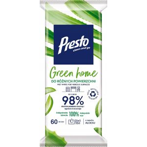 Osram Presto Ściereczki gospodarcze do różnych powierzchni Green Home Aloes 60szt