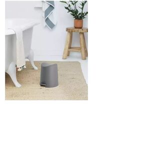Κάδος μπάνιου με πεντάλ 3L Standard grey 8411801224748
