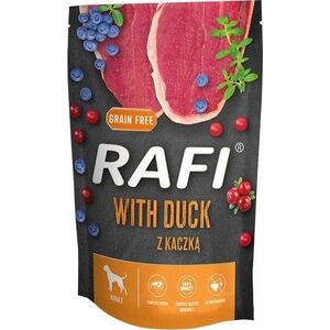 Rafi Mokra karma dla psa Rafi z kaczką saszetka 500 g