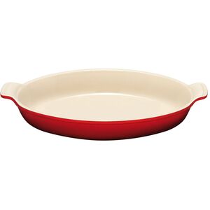 Le Creuset Oval Heritage Stoneware Baking Dish 28cm / 1 6L Red 0630870040983