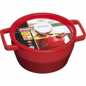 Κατσαρόλα 2.2L PYREX στρογγυλή από χυτοσίδηρο/Ø20cm/κόκκινο 3426470022750