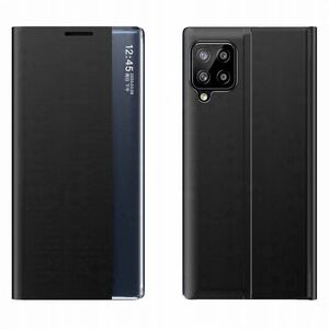 Θήκη Sleep Case με κάλυμμα τύπου Smart Cover Samsung Galaxy A22 4G μαύρο