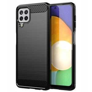 Carbon Case ελαστική θήκη Samsung Galaxy A22 4G μαύρη